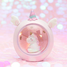 Load image into Gallery viewer, Novelty 2018 Mini Night Light Unicorn Home Decoration LED Desk Lamp Cute Children's Gift Starry Angel Table Lightings