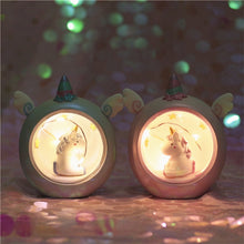 Load image into Gallery viewer, Novelty 2018 Mini Night Light Unicorn Home Decoration LED Desk Lamp Cute Children's Gift Starry Angel Table Lightings