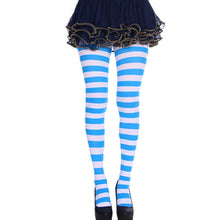 Load image into Gallery viewer, Women Stripe Print Long Tube Knee Socks Fancy Dress Party Funny Dress Up Props