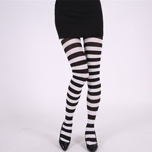 Load image into Gallery viewer, Women Stripe Print Long Tube Knee Socks Fancy Dress Party Funny Dress Up Props