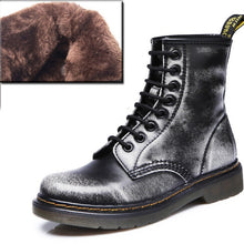 Load image into Gallery viewer, QUANZIXUAN Genuine Leather Women Boots Ankle Boots Female Autumn Winter Shoes Woman Couple Motorcycle Boots Women Ankle Boots